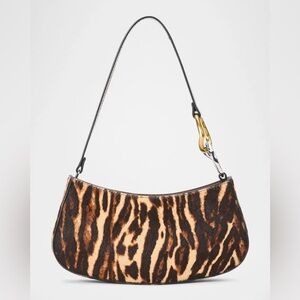 STAUD Animal Print Shoulder Bag